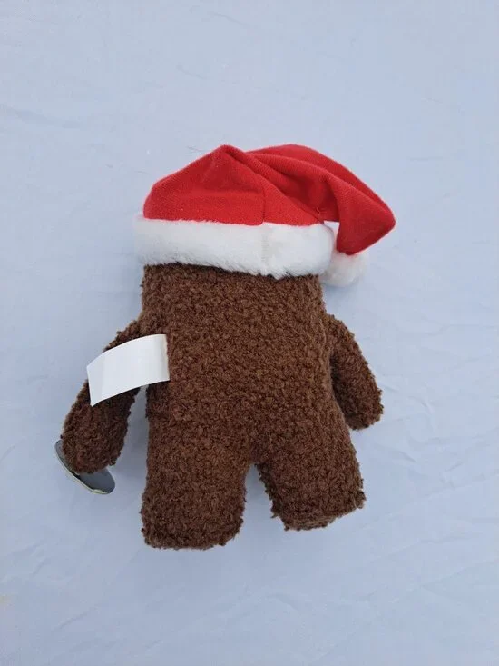 Domo Kun Limited Edition Plush Toy Santa Hat Holiday Collectible  2011 Brown - Picture 6 of 9